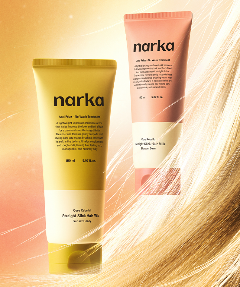 NARKA Straight Sleek Hair Milk with Mini Refill