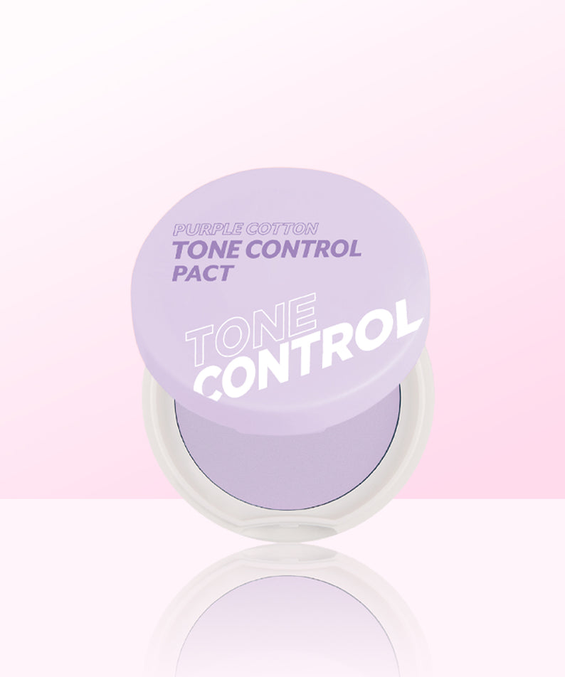 IM'MEME Purple Cotton Tone Control Pact 9.5g