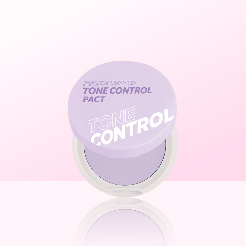 IM'MEME Purple Cotton Tone Control Pact 9.5g