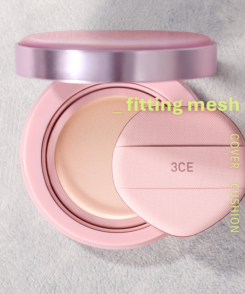 3CE Fitting Mesh Cover Cushion SPF40 PA+++