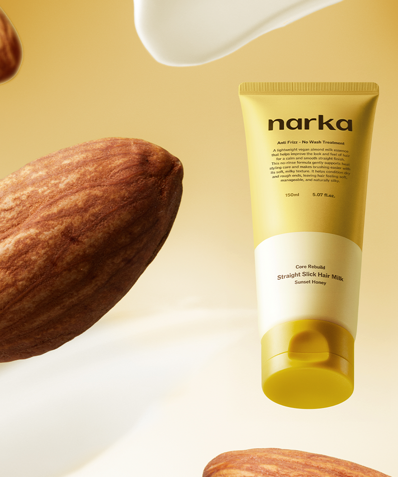 NARKA Straight Sleek Hair Milk with Mini Refill