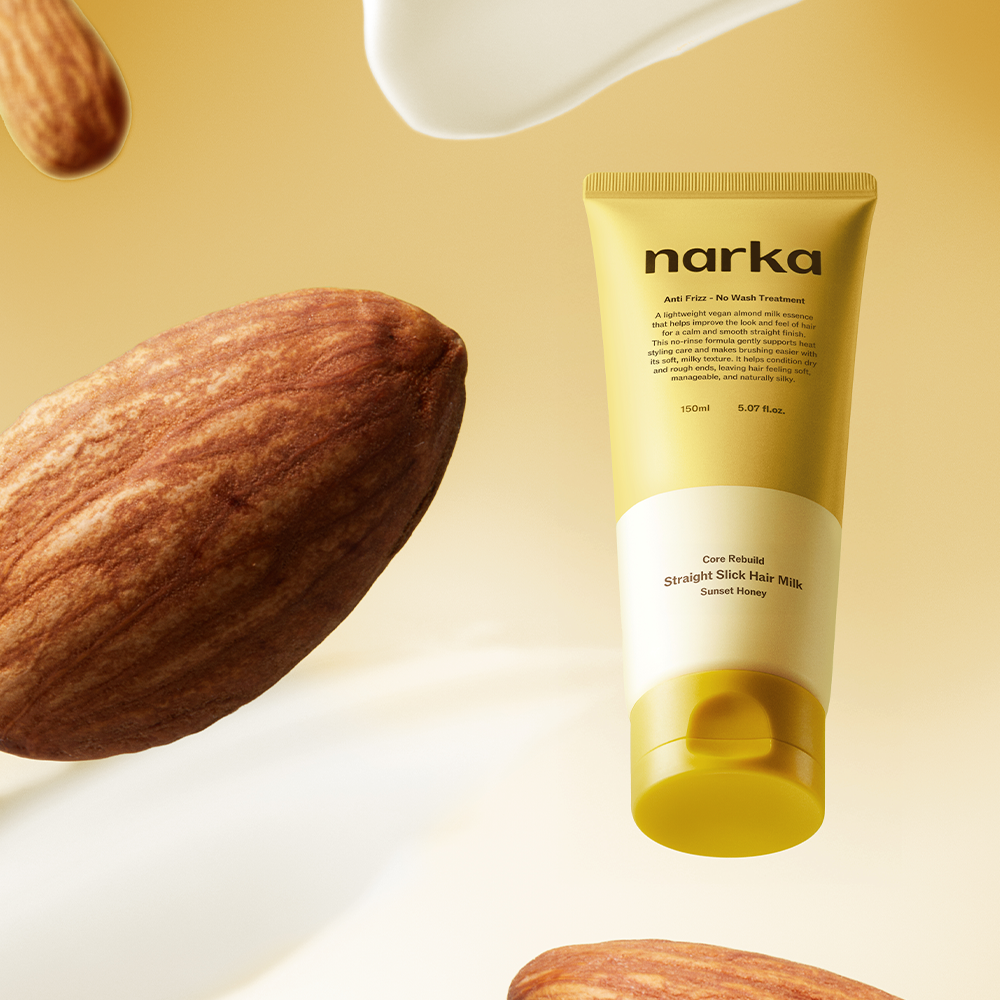 NARKA Straight Sleek Hair Milk with Mini Refill