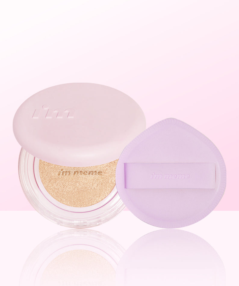 IM'MEME Wonder Velvet Lasting Cushion + Big Puff Set