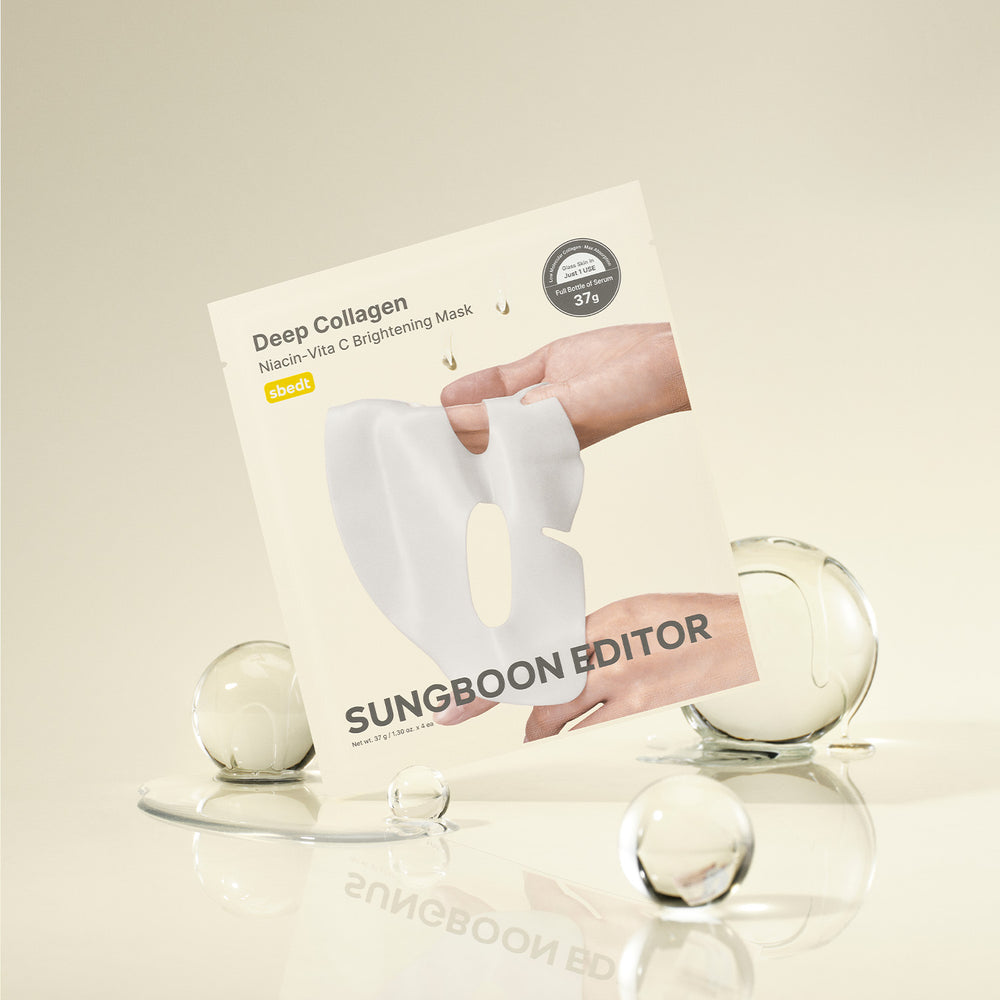 SUNGBOON EDITOR Deep Collagen Sheet mask 4 pcs