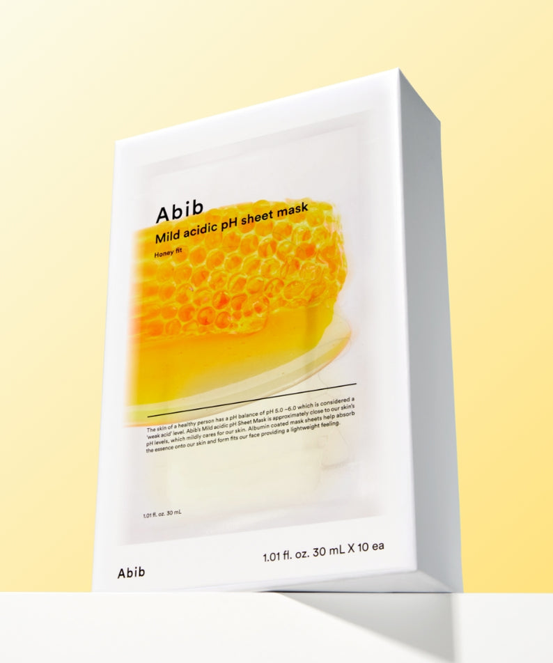 ABIB Mild Acidic pH Sheet Mask Honey Fit 10 Sheets