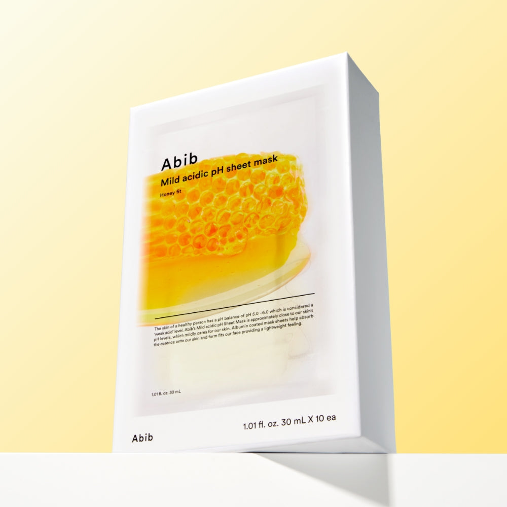 ABIB Mild Acidic pH Sheet Mask Honey Fit 10 Sheets