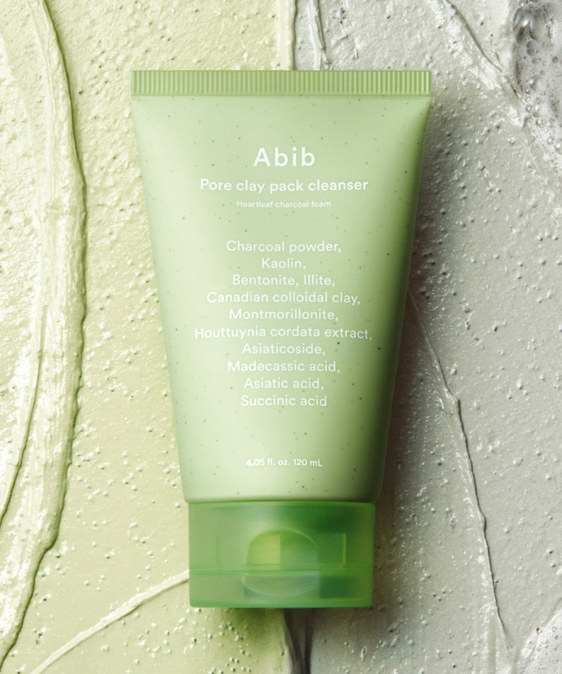 ABIB Pore Clay Pack Cleanser Heartleaf Charcoal Pack-to-Foam 120ml
