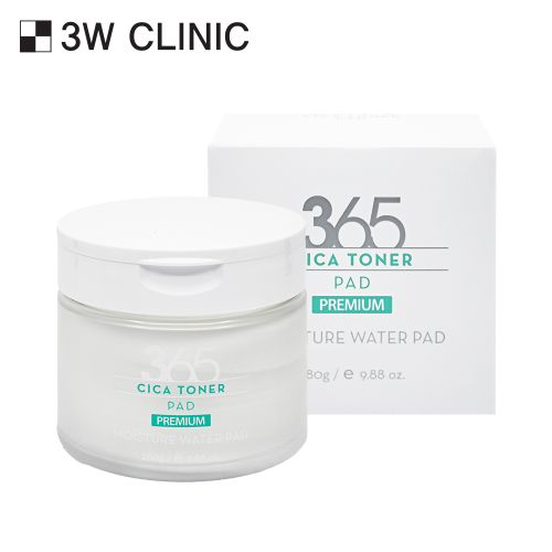 3W Clinic 365 Days Cica Toner Pad 70p 280g