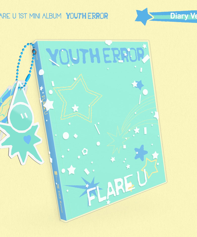 FLARE U - 1st Mini Album [YOUTH ERROR] (Diary Ver.) - Kpop Album Koolseoul