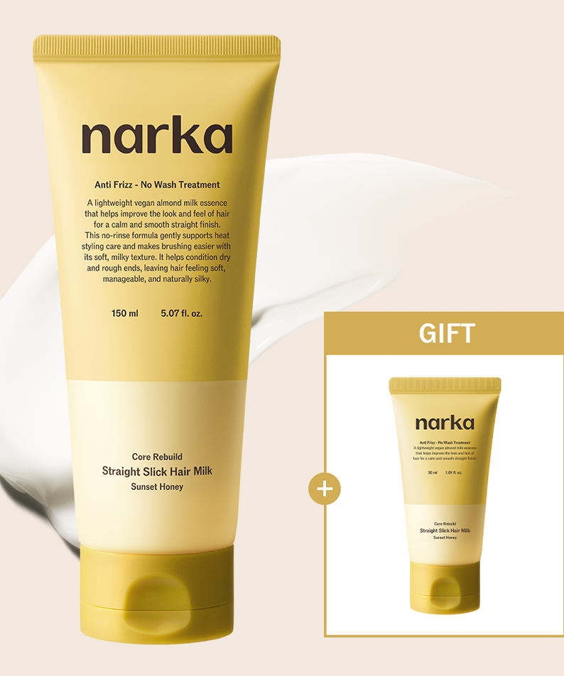 NARKA Straight Sleek Hair Milk with Mini Refill
