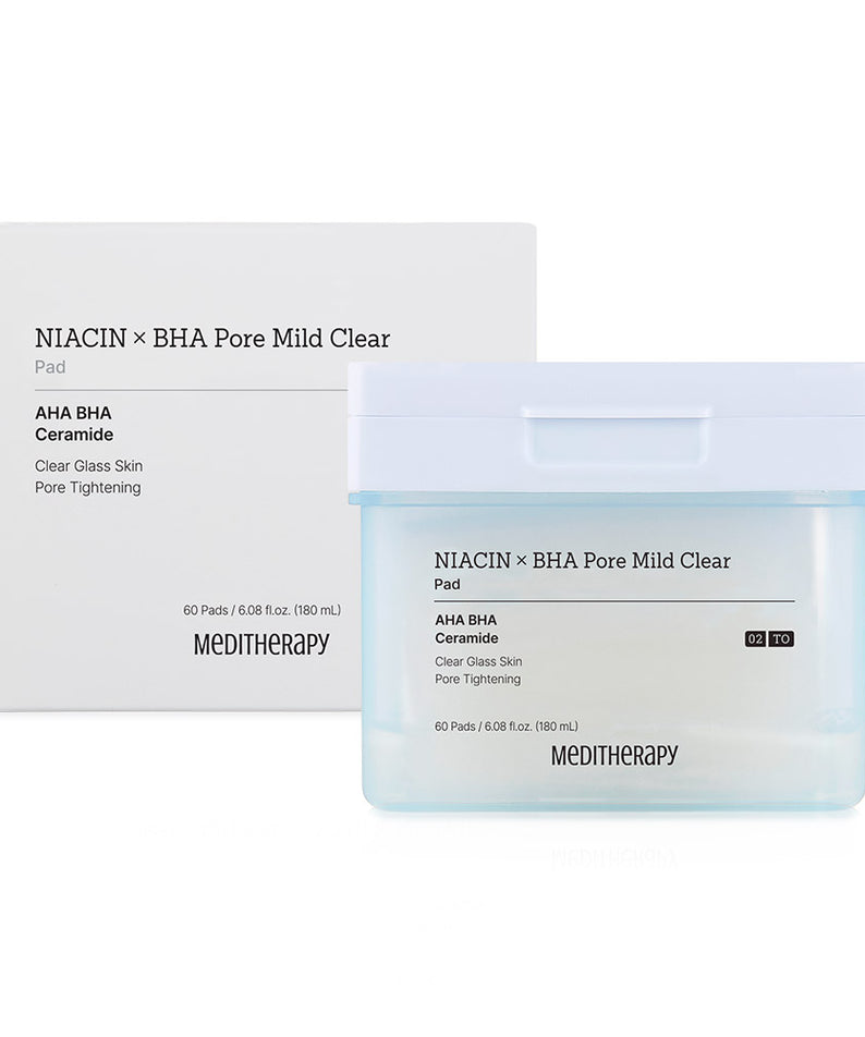 MEDITHERAPY Niacin x BHA Pore Mild Clear Pad 60 Sheets