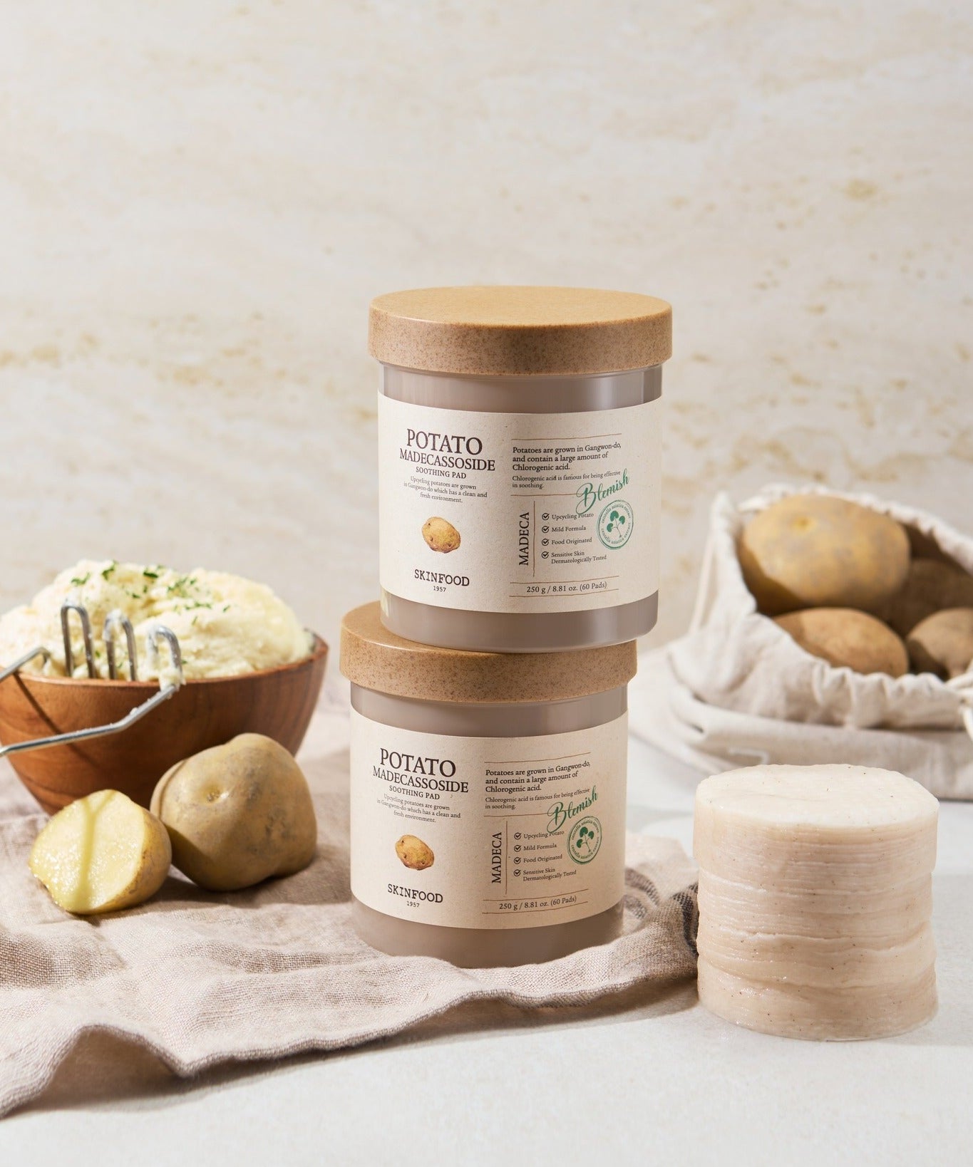 Skinfood Potato Madecassoide Soothing Pad