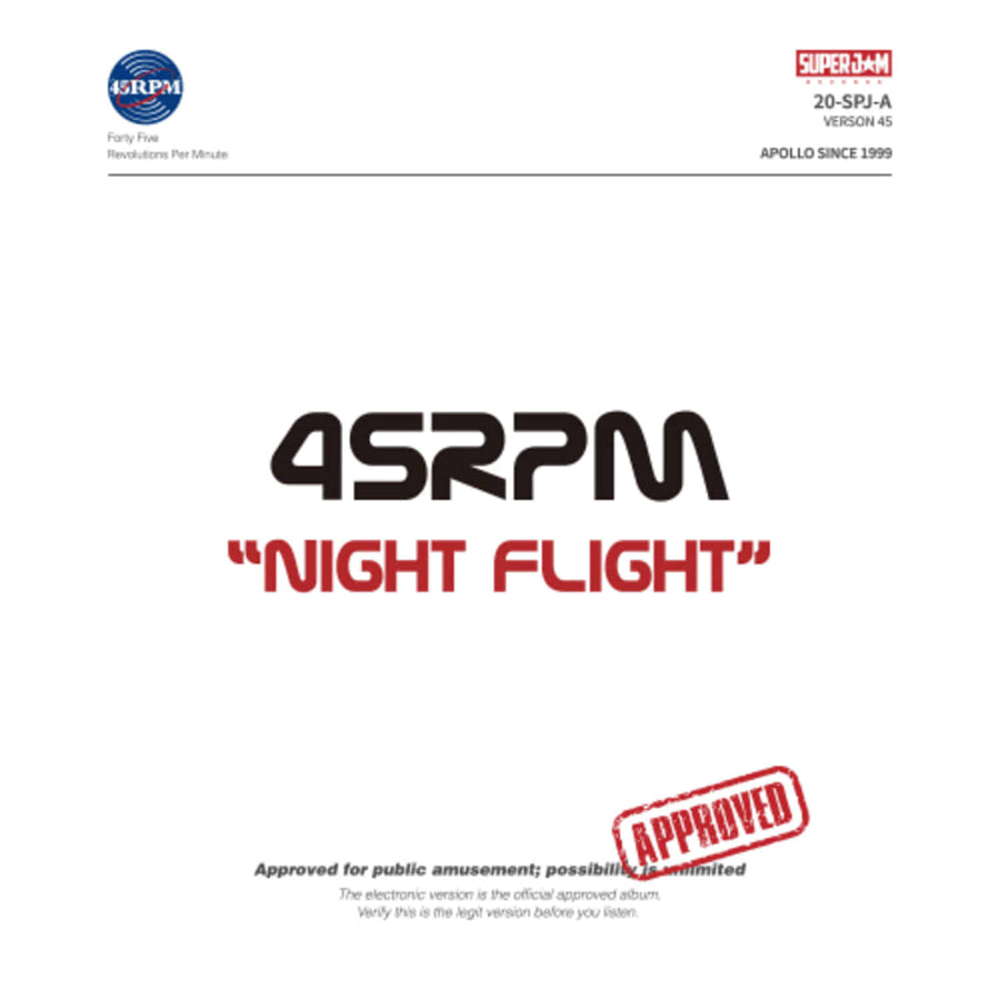 45rpm - [Night Flight] - Kpop Album