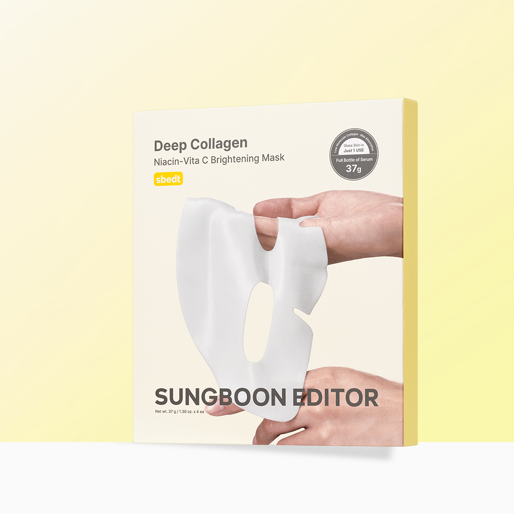 SUNGBOON EDITOR Deep Collagen Sheet mask 4 pcs