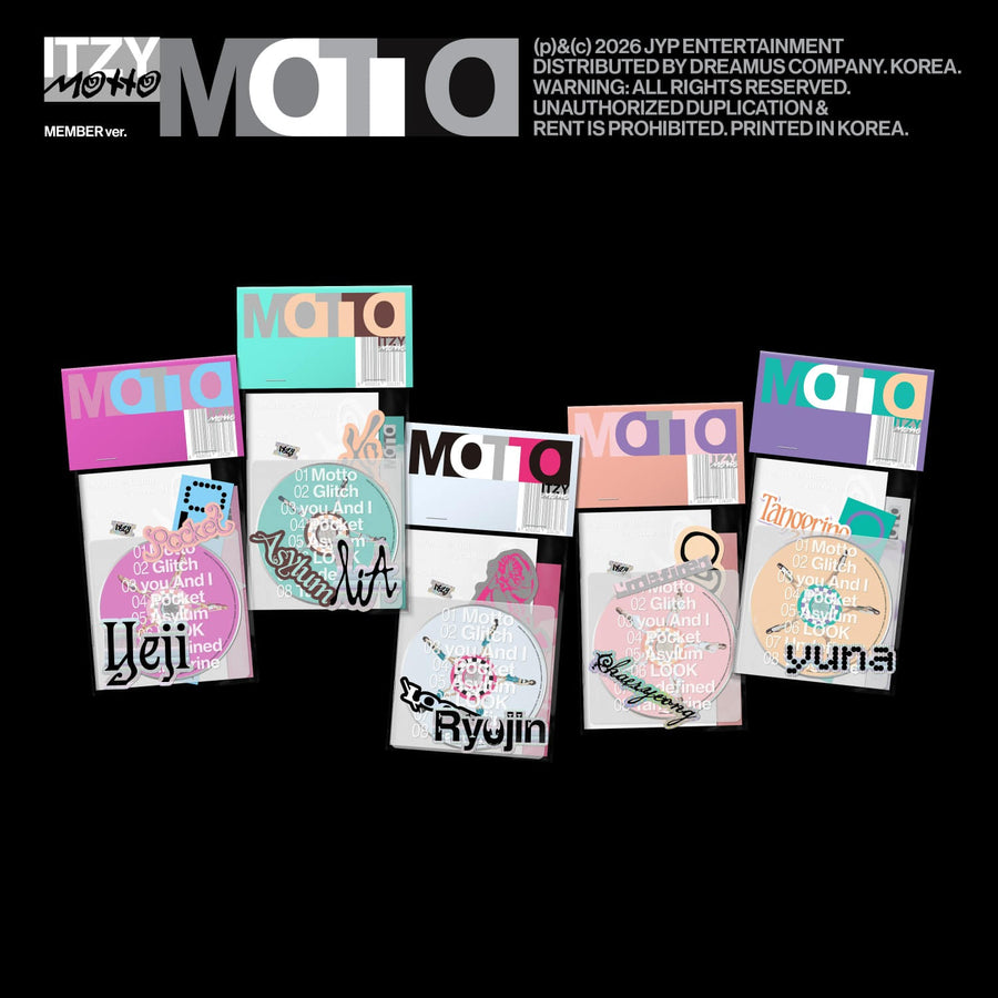 ITZY - [Motto] MEMBER Ver. (Random 1 of 5) - Album Kpop