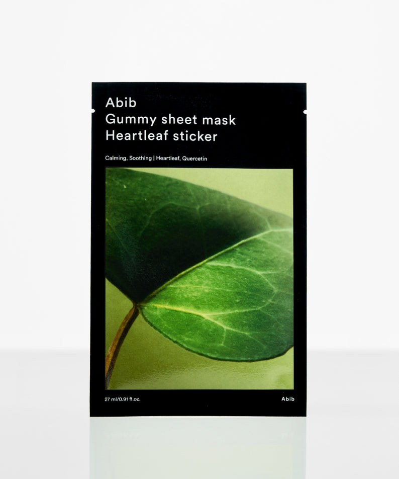 ABIB Gummy Sheet Mask Heartleaf Sticker 10 Sheets