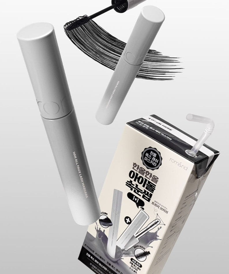 ROM&ND Han All Fox Lash Mascara 1+1 Set (Soymilk Collection)