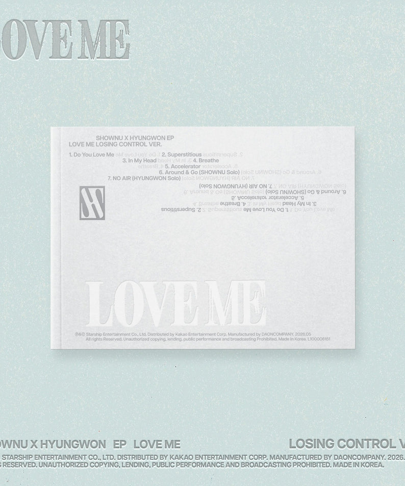 SHOWNU X HYUNGWON - EP [LOVE ME] (LOSING CONTROL VER.) - Kpop Album Koolseoul