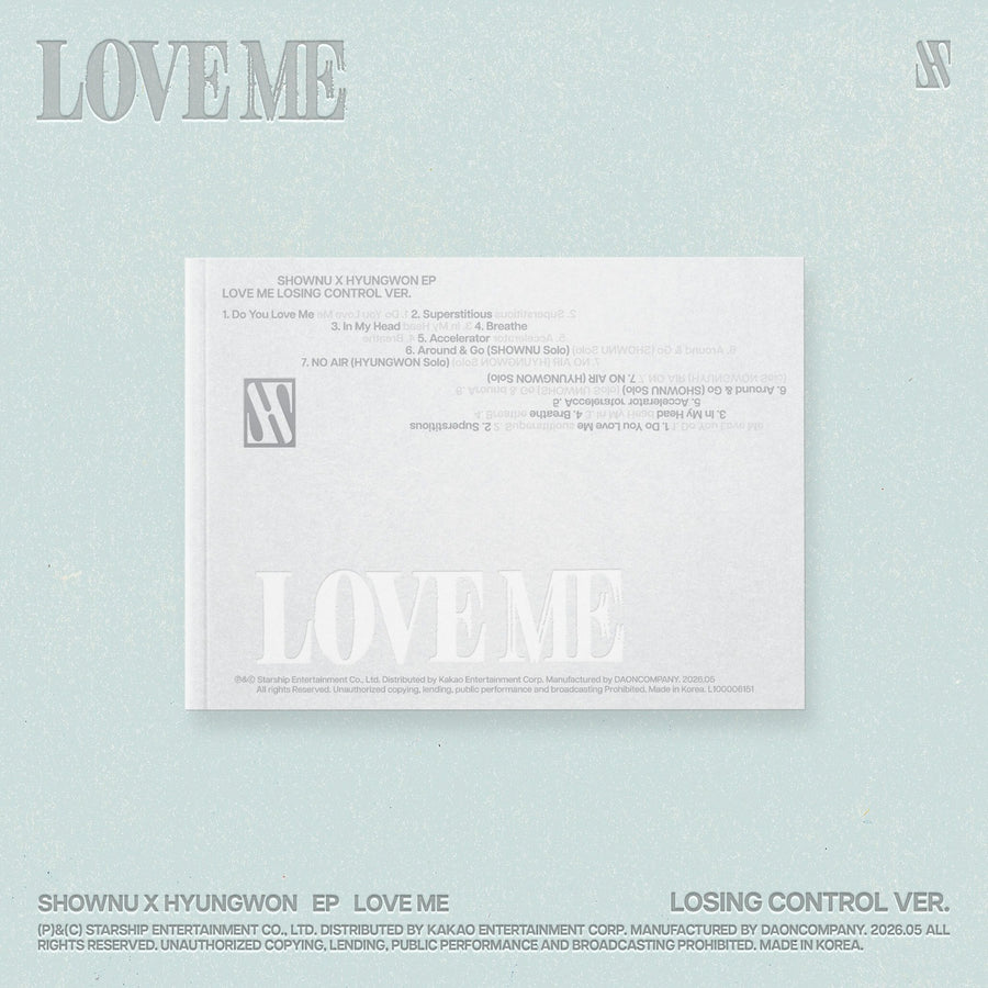 SHOWNU X HYUNGWON - EP [LOVE ME] (LOSING CONTROL VER.) - Album Kpop