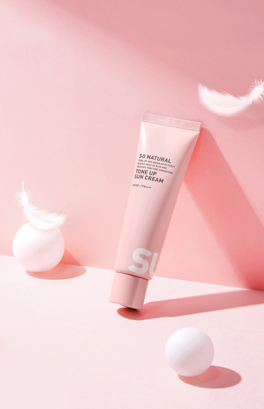 ソーナチュラル Bare Skin UV Pro トーンアップサンスクリーン Pink 50ml SPF50+ PA++++