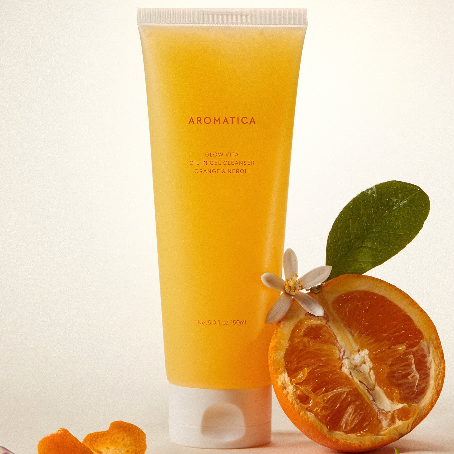Aromatica Glow Vita Oil-In-Gel Cleanser Orange & Neroli 150ml
