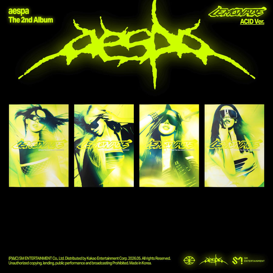 aespa - 2nd Full Album [LEMONADE] (ACID Ver.) (Random 1 of 4) - Album Kpop