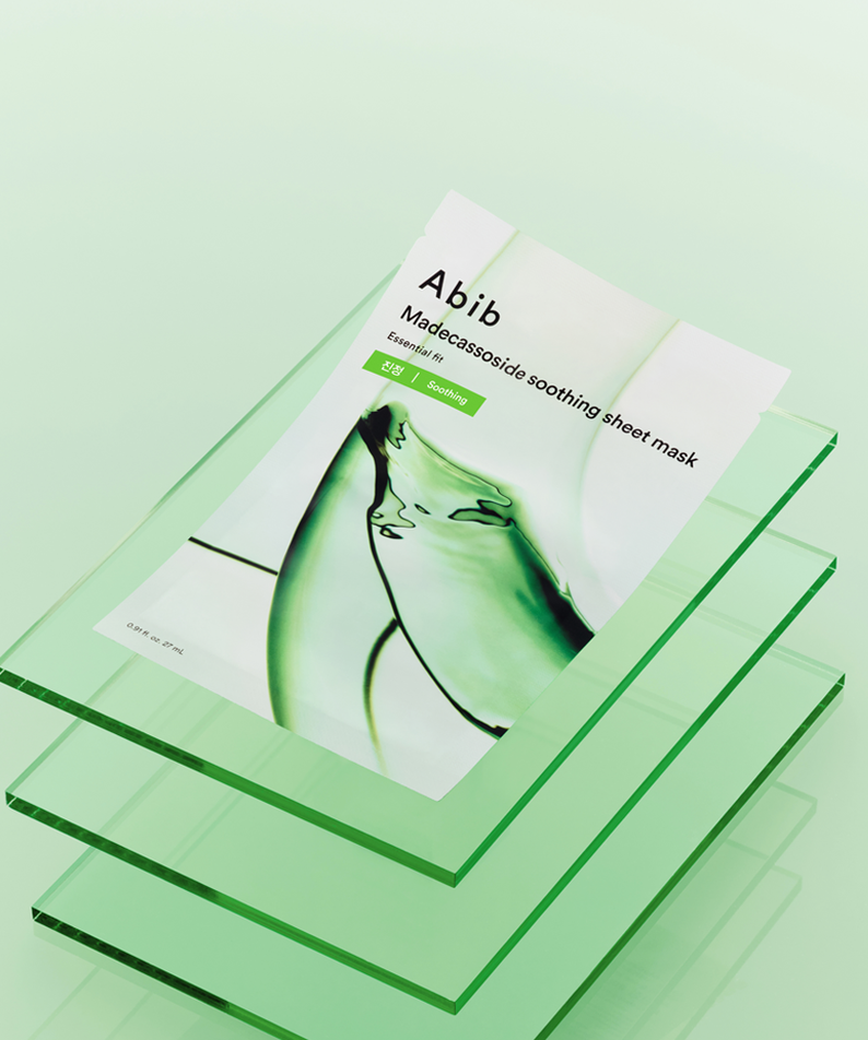 ABIB Essential Fit Sheet Mask Madecassoside Calming 10 Sheets