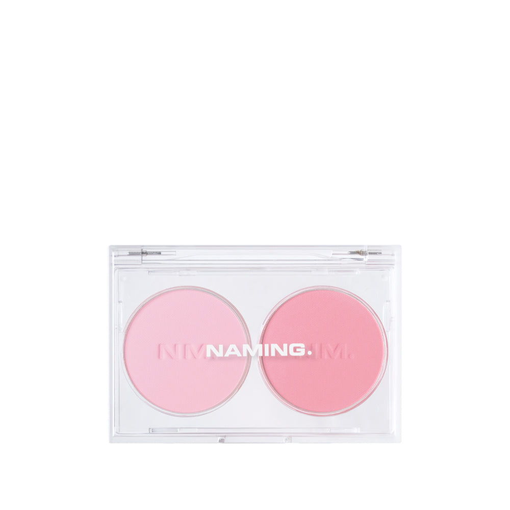 NAMING Fluffy Powder Blusher Duo Palette 3.2g x 2