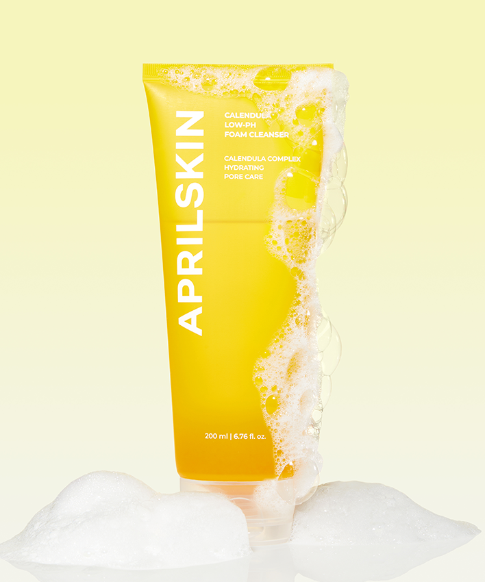 APRILSKIN Calendula Mild Acidic Foam Cleanser