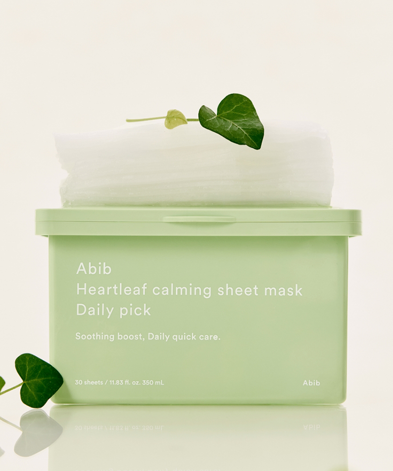 ABIB Daily Pick Heartleaf Sheet Mask 30 Sheets Set of 2