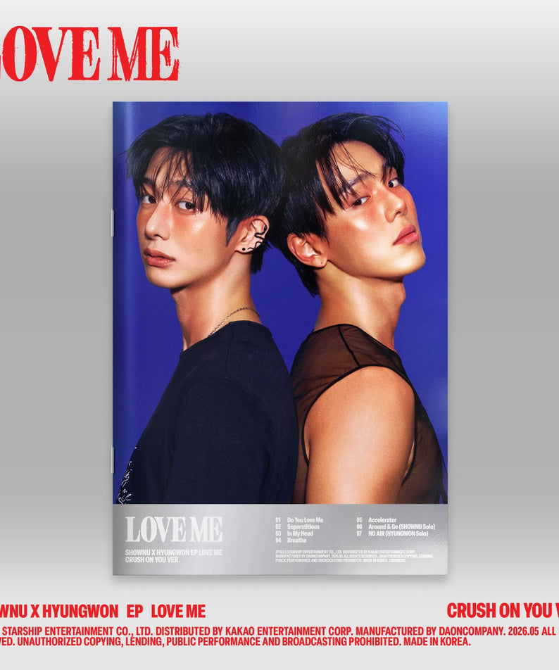 SHOWNU X HYUNGWON - EP [LOVE ME] (CRUSH ON YOU VER.) - Kpop Album Koolseoul