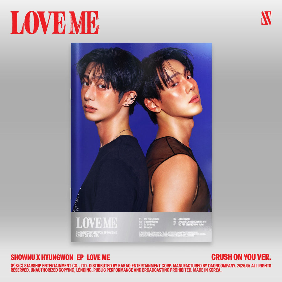 SHOWNU X HYUNGWON - EP [LOVE ME] (CRUSH ON YOU VER.) - Album Kpop