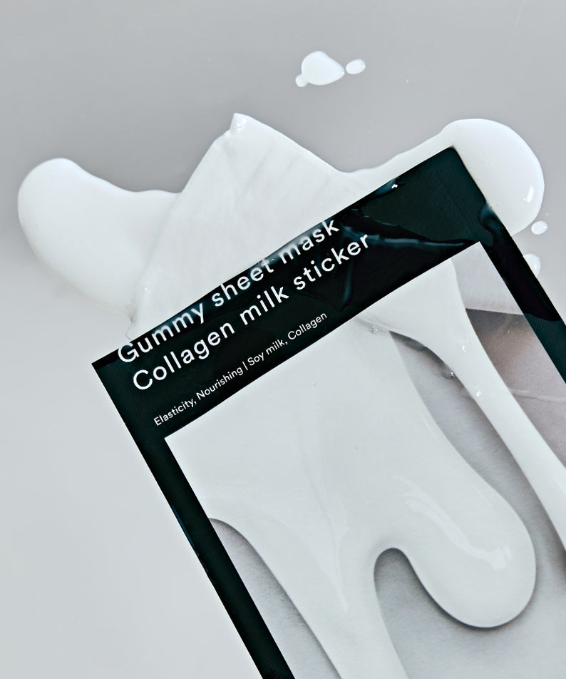 ABIB Gummy Sheet Mask Collagen Milk Sticker 1 Sheet