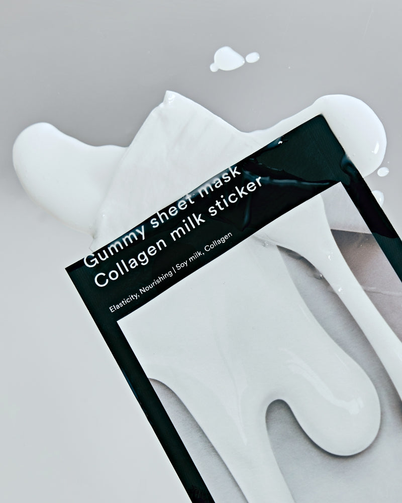 ABIB Gummy Sheet Mask Collagen Milk Sticker 1 Sheet