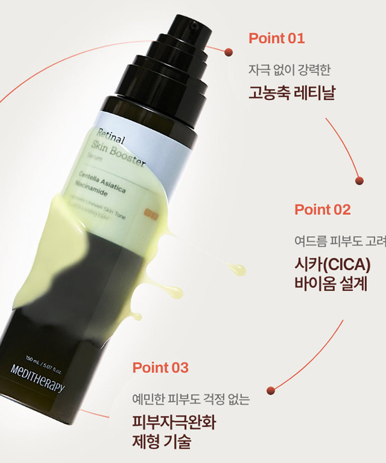 MEDITHERAPY Retinal Serum 150ml + Squalane Moisturiser 150ml