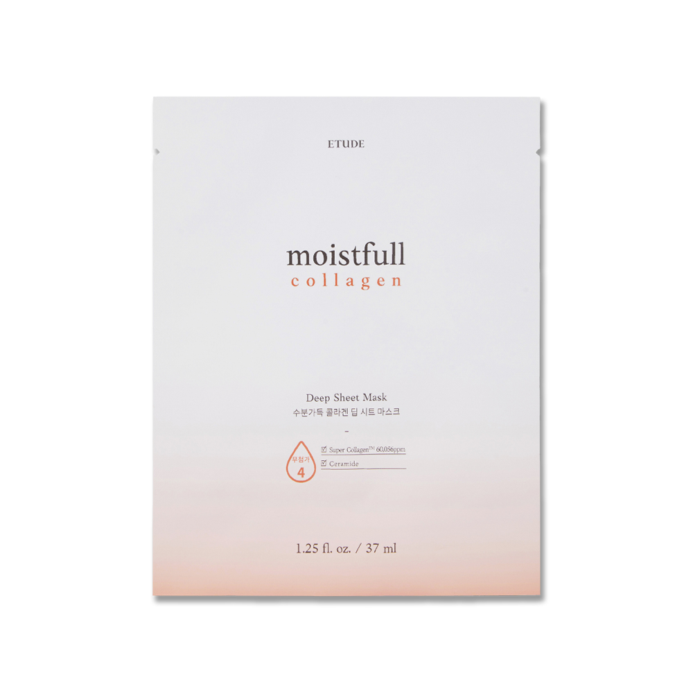 ETUDE Moisture-Rich Collagen Deep Sheet Mask 37ml