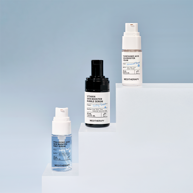 MEDITHERAPY 7-Day Glass-Skin Kit Hyaluronic Vitamin Tranexamic