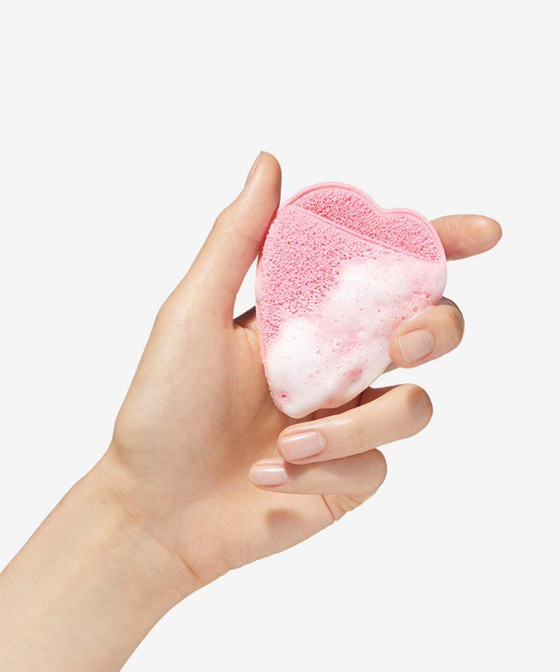 APRILSKIN Heart Shape Cleansing Puff
