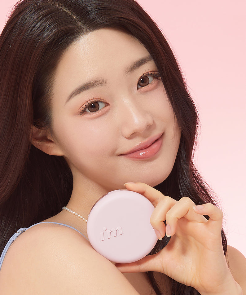 IM'MEME Wonder Velvet Lasting Cushion + Big Puff Set