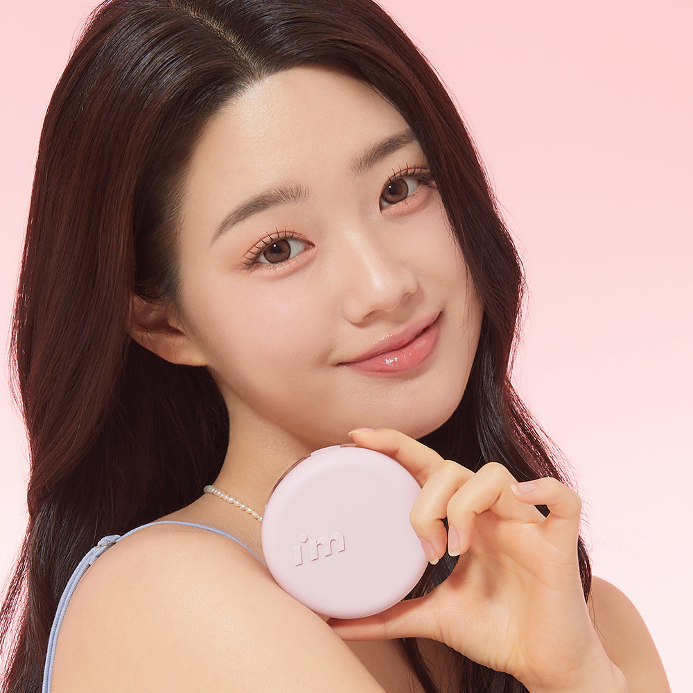 IM'MEME Wonder Velvet Lasting Cushion + Big Puff Set