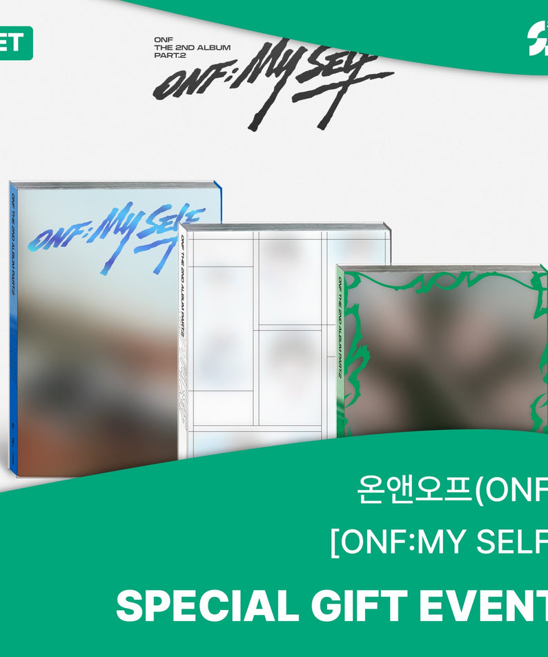 ONF - THE 2ND ALBUM PART.2 [ONF:MY SELF] (PHOTOBOOK Ver.) (Set of 3) - Kpop Album Koolseoul