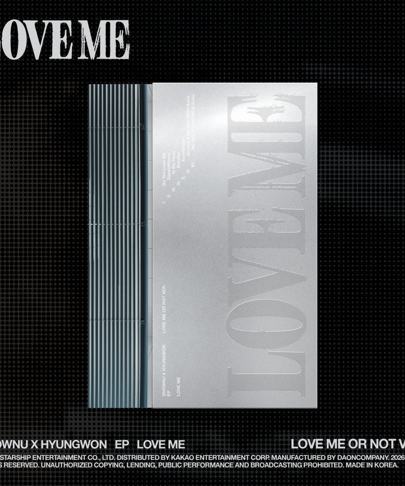 SHOWNU X HYUNGWON - EP [LOVE ME] (LOVE ME OR NOT VER.) - Kpop Album Koolseoul