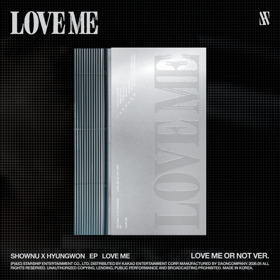 SHOWNU X HYUNGWON - EP [LOVE ME] (LOVE ME OR NOT VER.) - Album Kpop