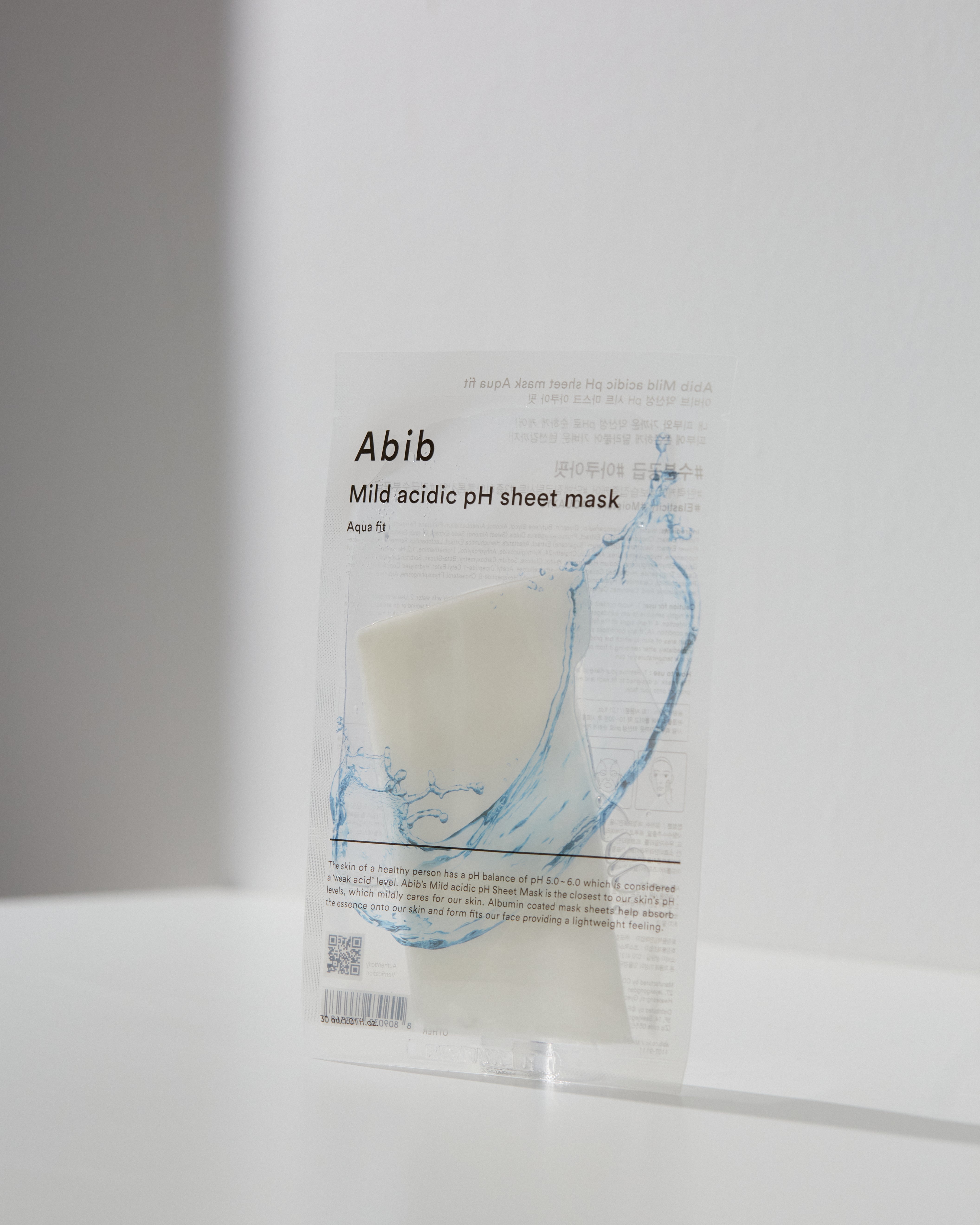ABIB Mild Acidic pH Sheet Mask Aqua Fit 10 Sheets