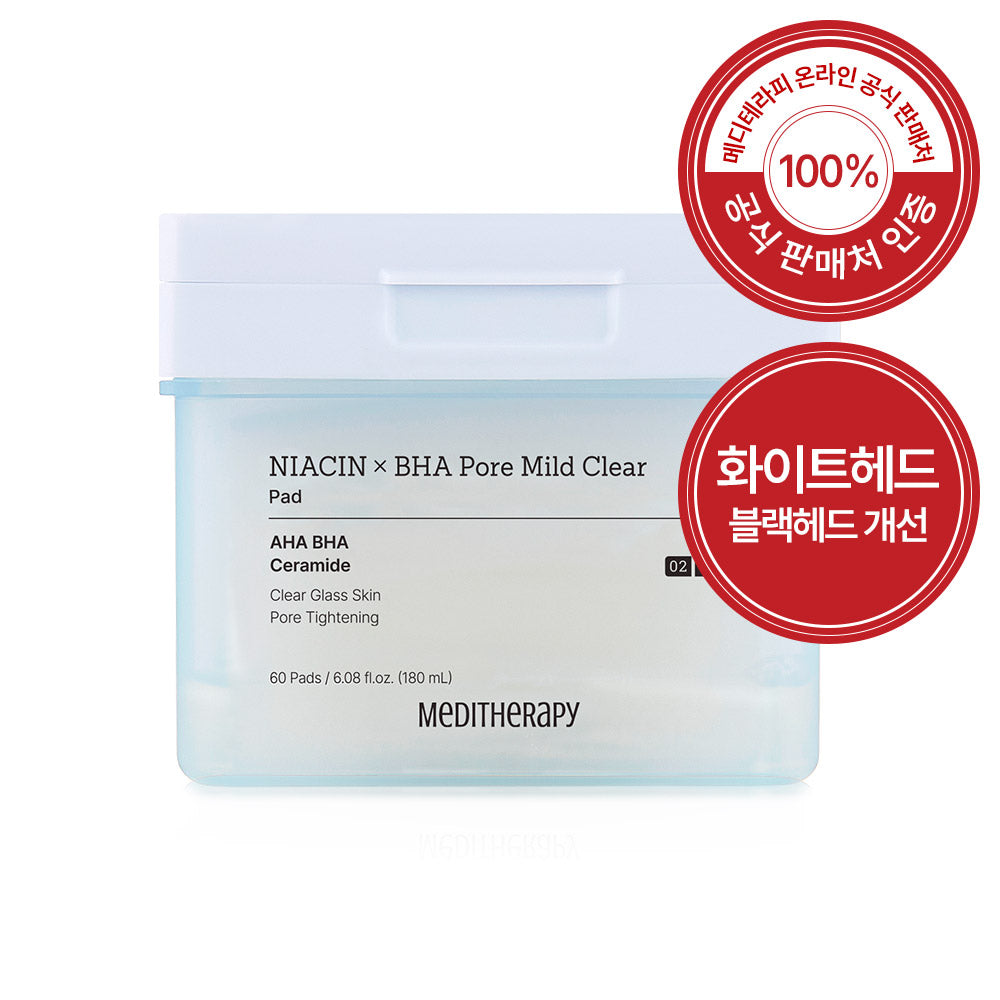 MEDITHERAPY Niacin x BHA Pore Mild Clear Pad 60 Sheets