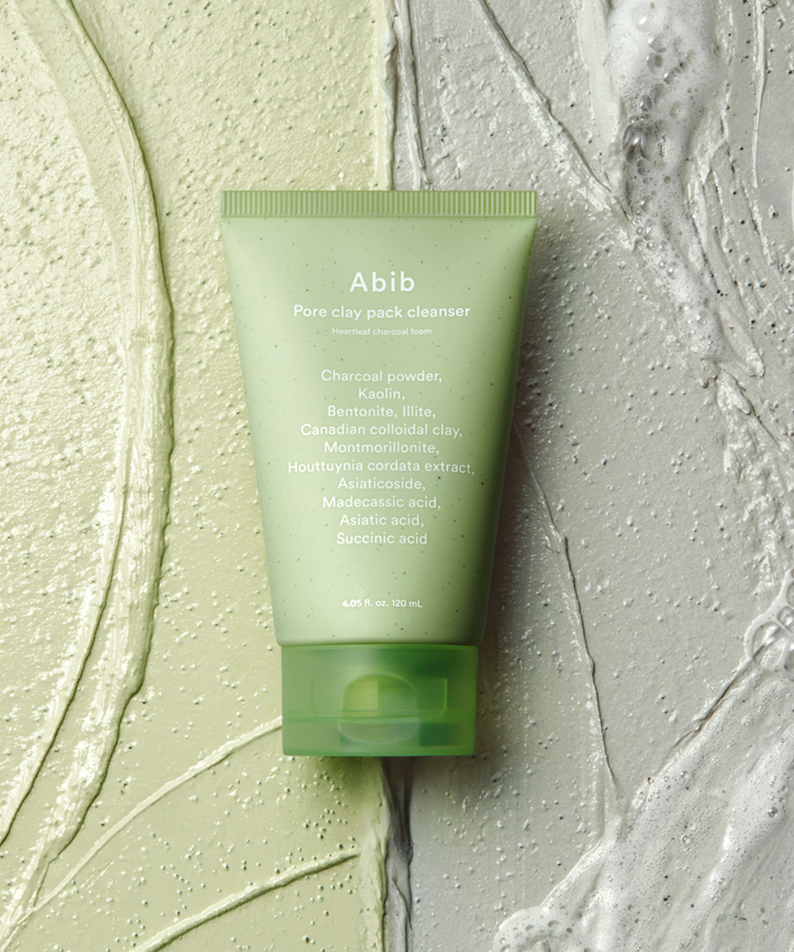 ABIB Pore Clay Pack Cleanser Heartleaf Charcoal 120ml Duo