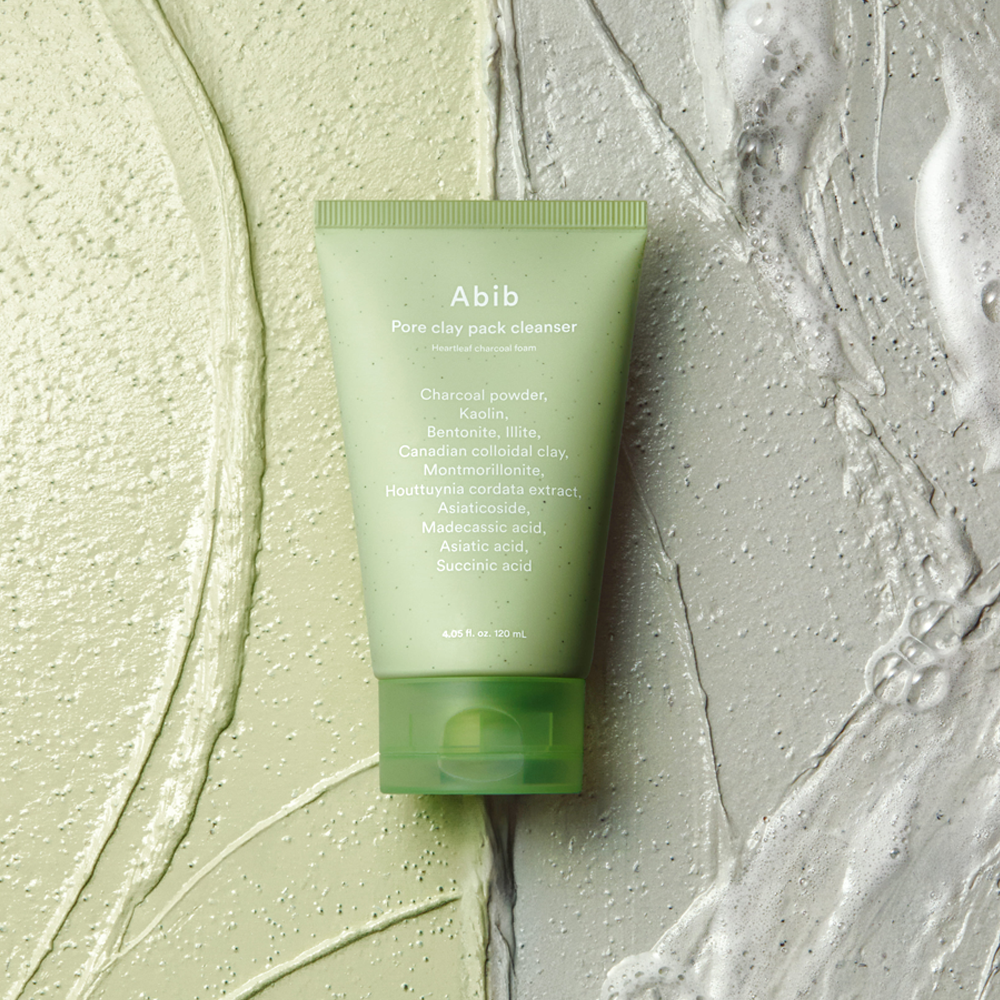 ABIB Pore Clay Pack Cleanser Heartleaf Charcoal 120ml Duo