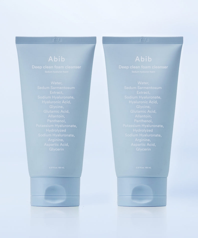 ABIB Deep Clean Foam Cleanser Hyaluronic 150ml Duo