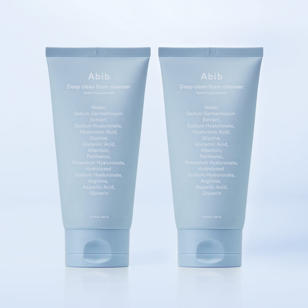 ABIB Deep Clean Foam Cleanser Hyaluronic 150ml Duo