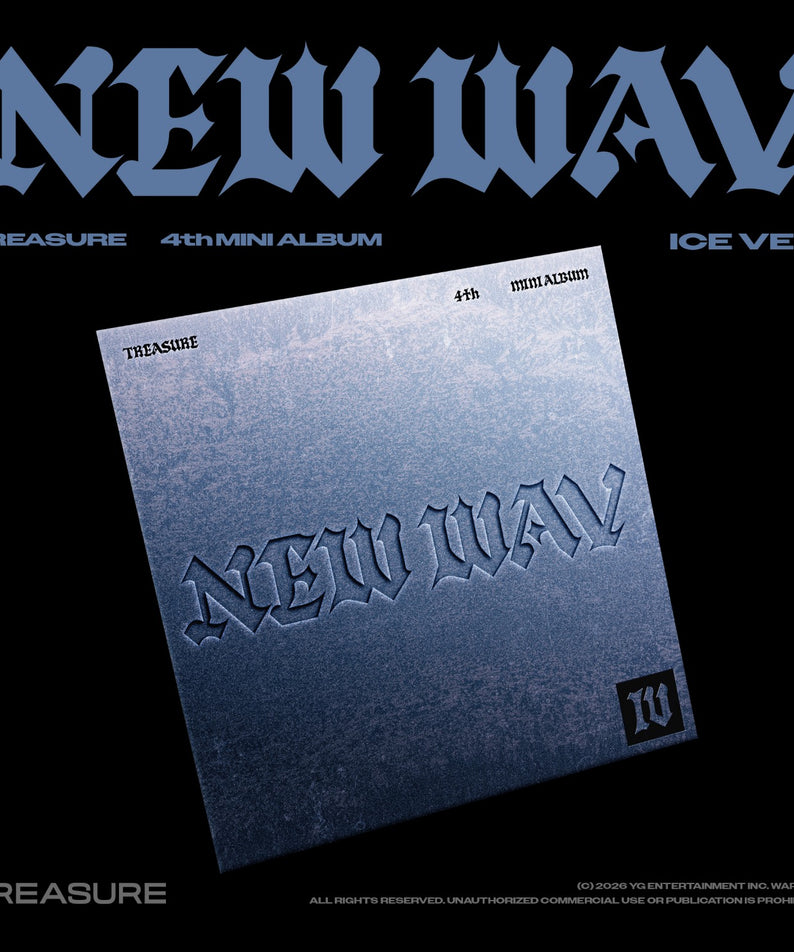 TREASURE - 4th MINI ALBUM [NEW WAV] ICE VER. - Kpop Album Koolseoul